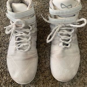 Infinity Titan size 7 white hightops